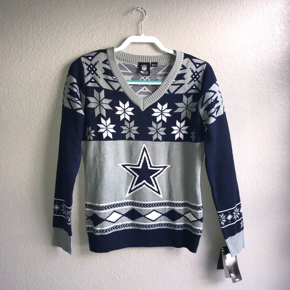 ⭐️🎄NWT DALLAS COWBOYS Christmas Sweater🎄⭐️